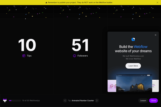 site profile thumbnail