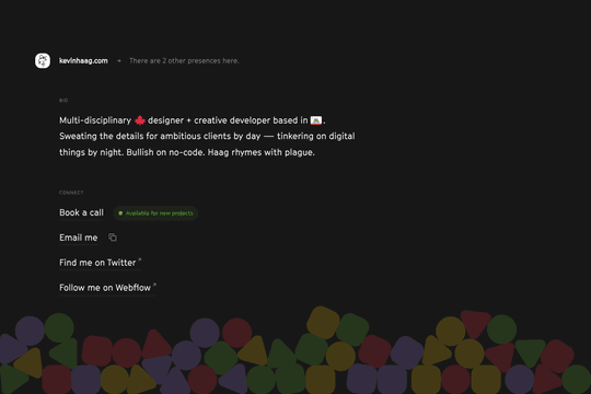 site profile thumbnail