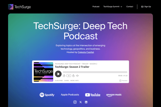 TechSurge: Global Deep Tech Podcast thumbnail