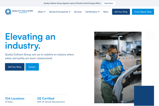 Quality Collision Group — 104-Location Collision Network thumbnail
