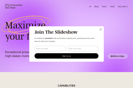 site profile thumbnail