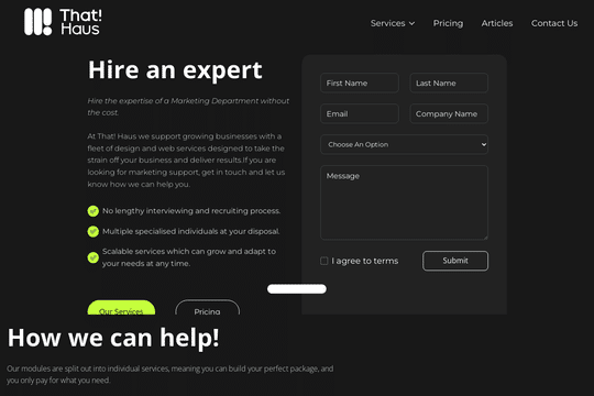 site profile thumbnail
