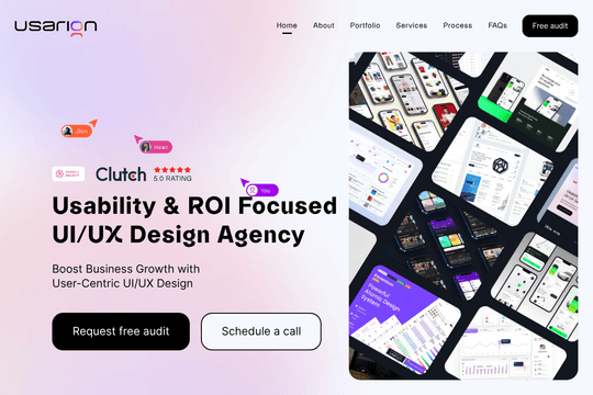Usarion Agency Website thumbnail