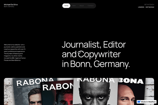 Michael's Portfolio site thumbnail