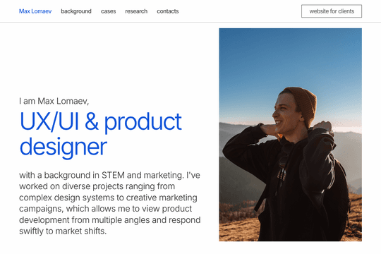 Max Lomaev | UX/UI & product designer thumbnail