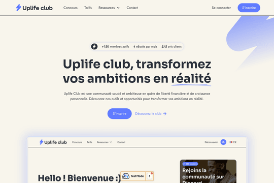 site profile thumbnail