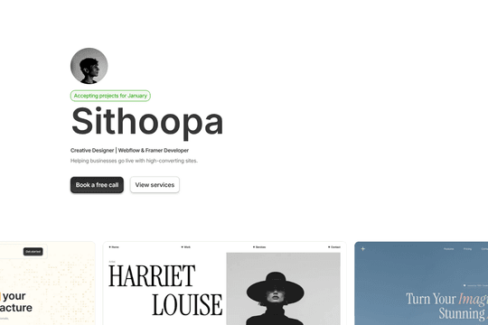 site profile thumbnail