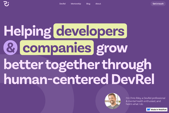 site profile thumbnail