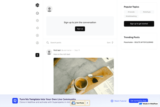 site profile thumbnail