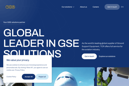 TCR Group - website thumbnail
