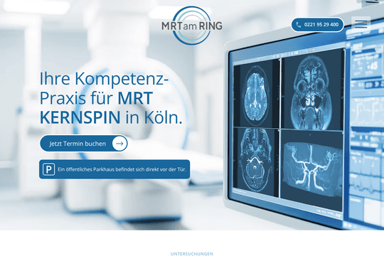 MRT am Ring — MRI practice Website thumbnail