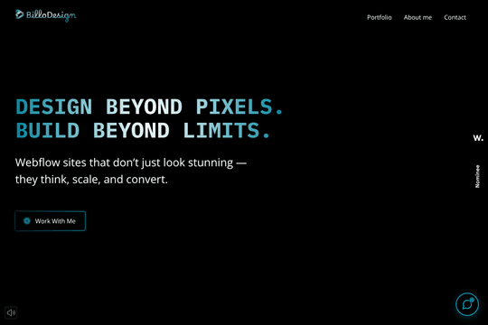 BilloDesign — A Living Portfolio Experience thumbnail