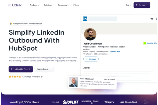 site profile thumbnail