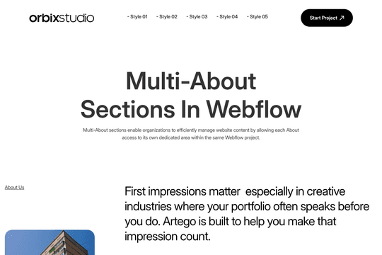 site profile thumbnail