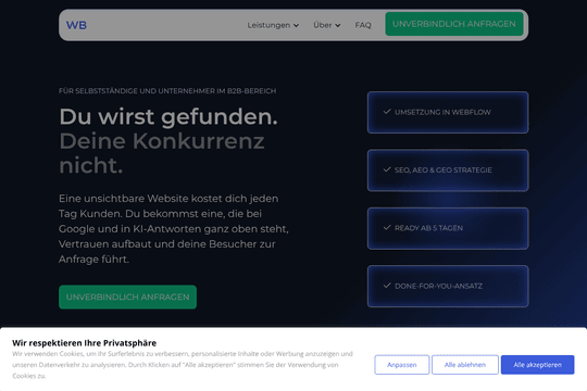 Webbline: Webflow Websites for B2B Companies, Built for Google and AI Search thumbnail