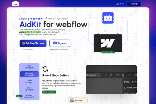 AidKit for Webflow | Developer Utilities & Creator Toolkit thumbnail