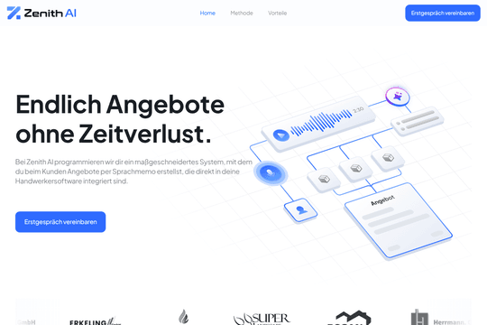 Zenith AI - Webflow