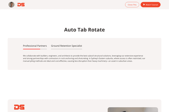 site profile thumbnail