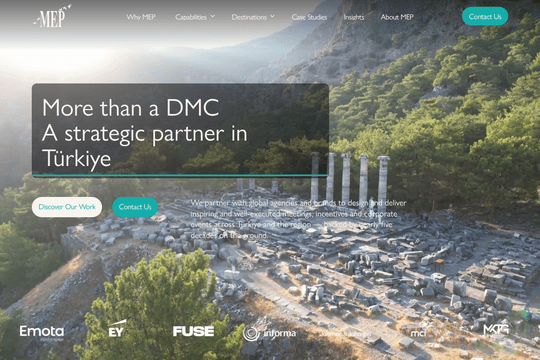 Premium Corporate Event & DMC Website thumbnail