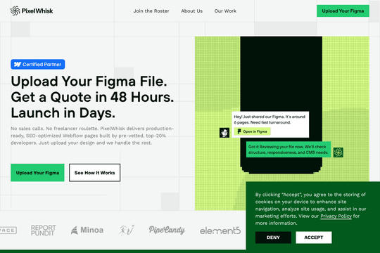 PixelWhisk - Bring your Figma for Webflow development thumbnail