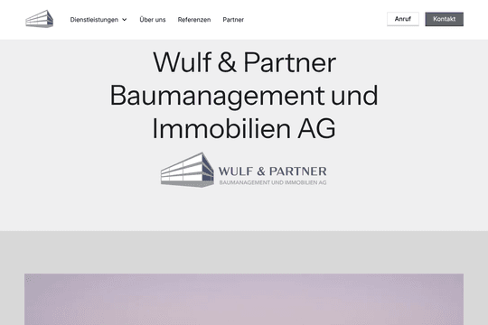 Wulf und Partner AG Bau&Immo AG thumbnail