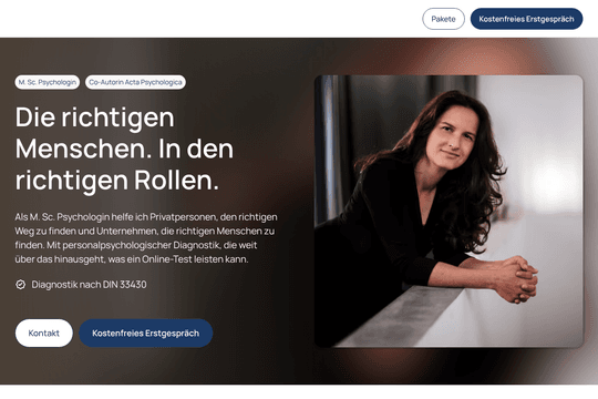 Karrierepsychologie Bianca Schwarz: Website for a Career Psychologist thumbnail