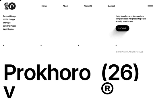 Prokhorov® — Product, UI, UX and Visual Designer thumbnail