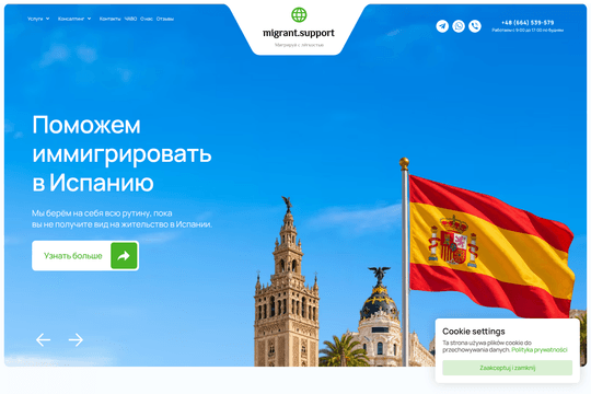 Immigration Services Website thumbnail